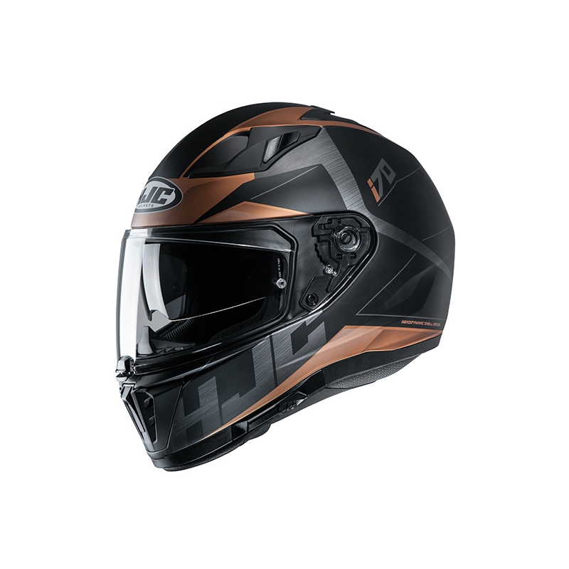 Grigio//Nero Casco moto HJC F70 MAGO MC5SF L