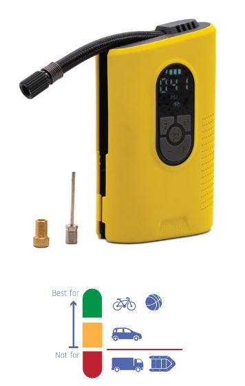 Compressore auto / moto / bici portatile con batteria ricaricabile airman