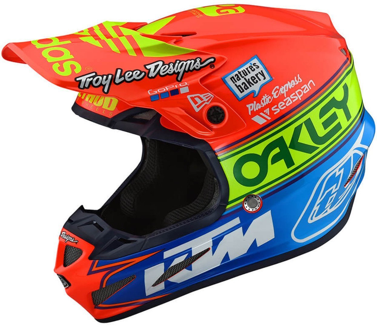 Casco motocross se4 team edition 2 ktm